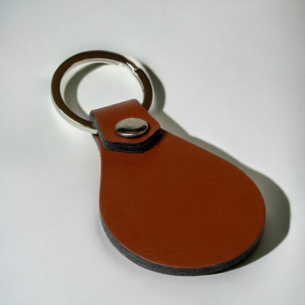 PFOTENMARKE - Hundemarke Anhänger aus Leder mit individueller Gravur