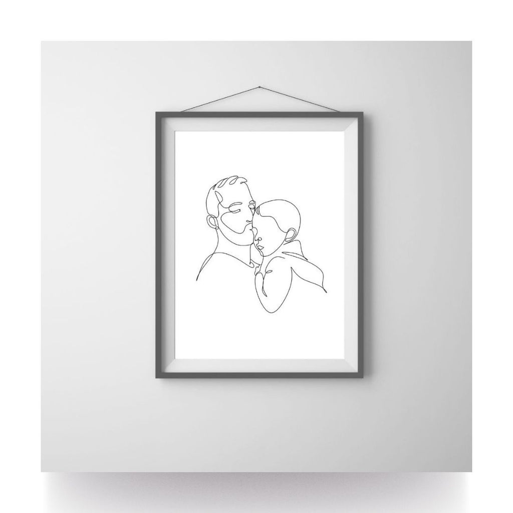 Fineline Relationship B&W