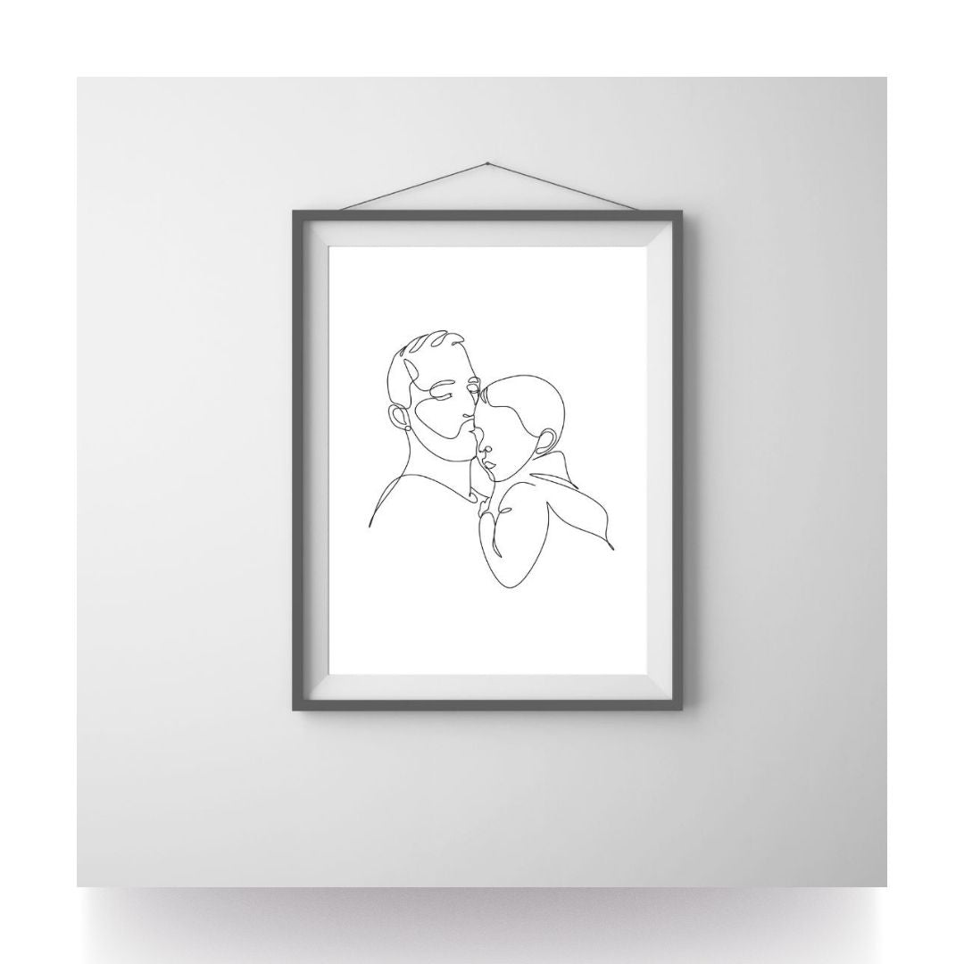 Fineline Relationship B&W