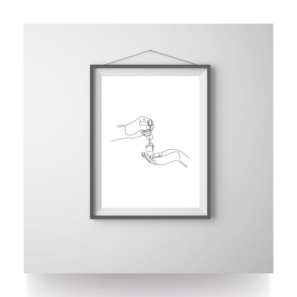 Fineline Relationship B&W