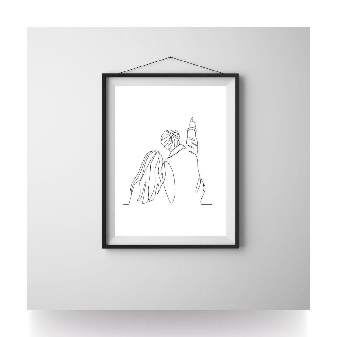 Fineline Relationship B&W