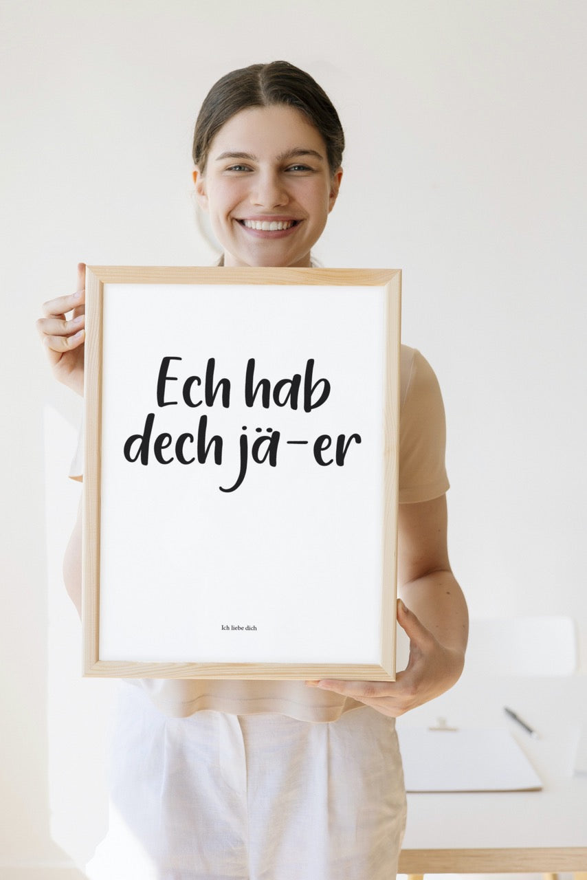 Poster Mundart Neller Plott Waldnieler Platt by Klaus Müller