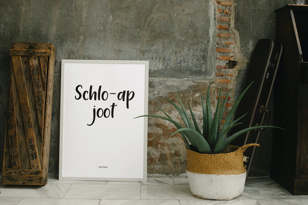 Poster Mundart Neller Plott Waldnieler Platt by Klaus Müller