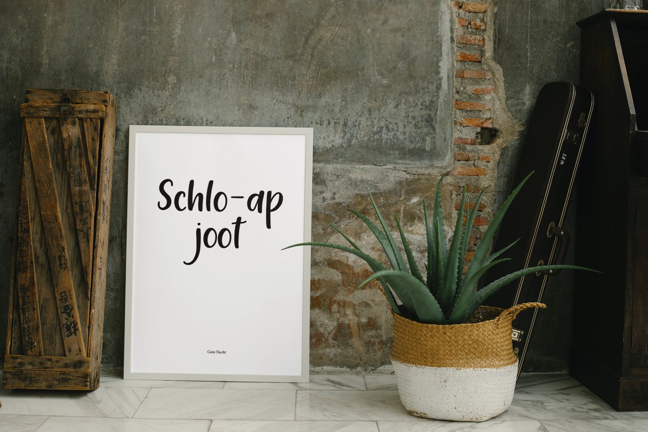 Poster Mundart Neller Plott Waldnieler Platt by Klaus Müller