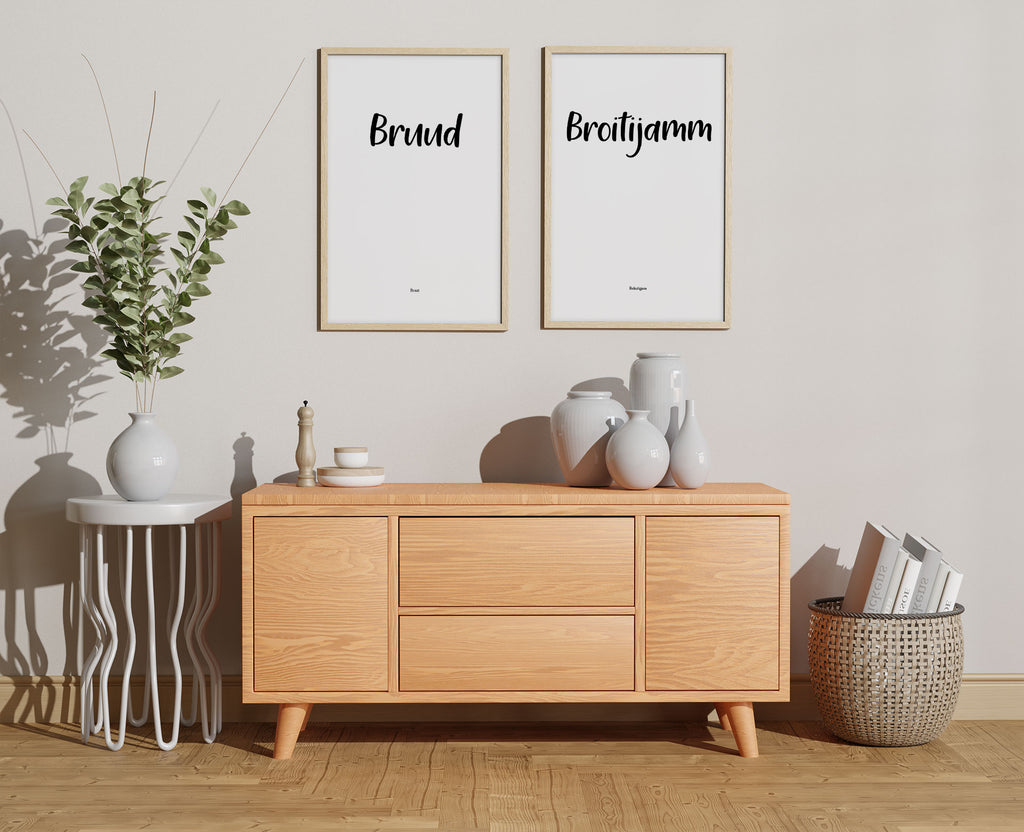 Poster Mundart Neller Plott Waldnieler Platt by Klaus Müller