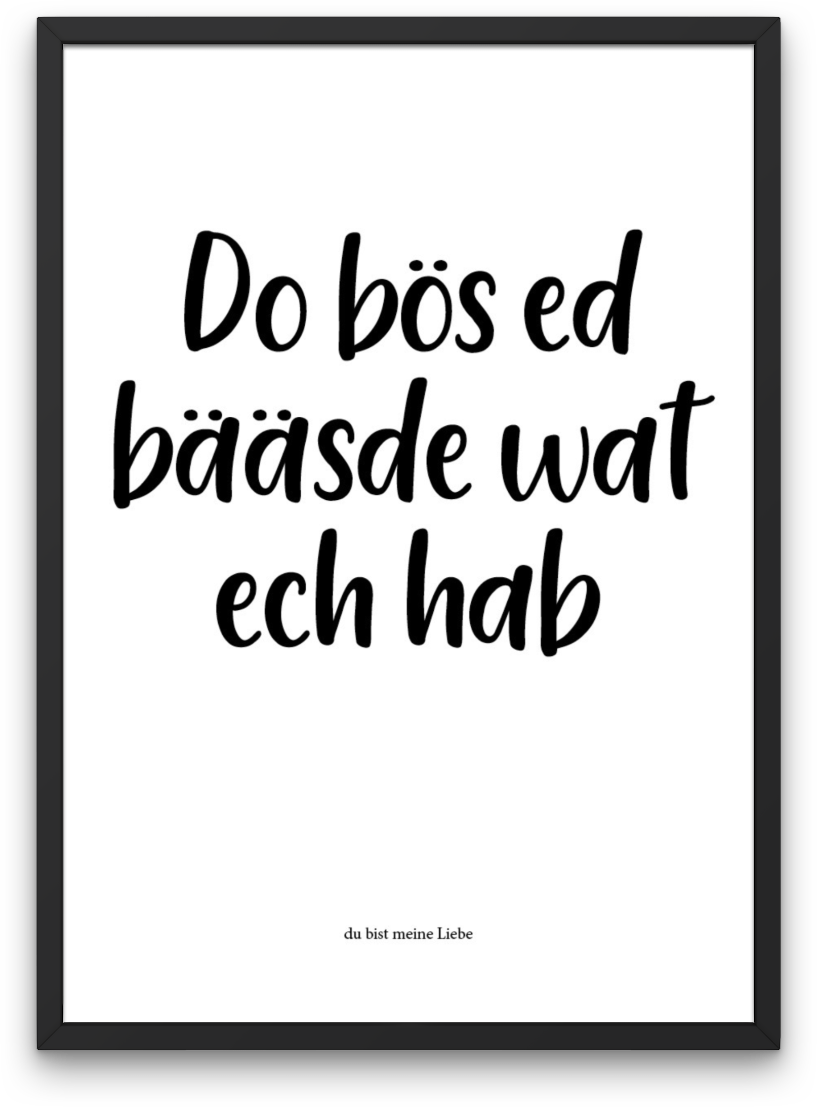 Poster Mundart Neller Plott Waldnieler Platt by Klaus Müller