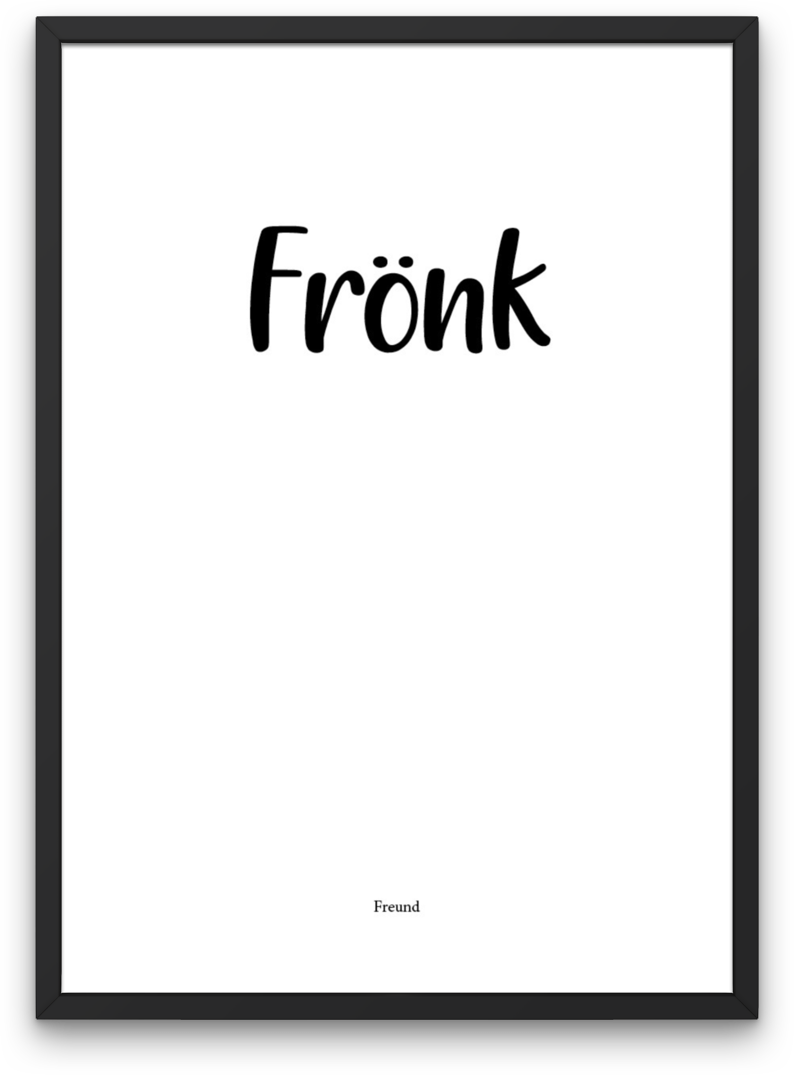 Poster Mundart Neller Plott Waldnieler Platt by Klaus Müller