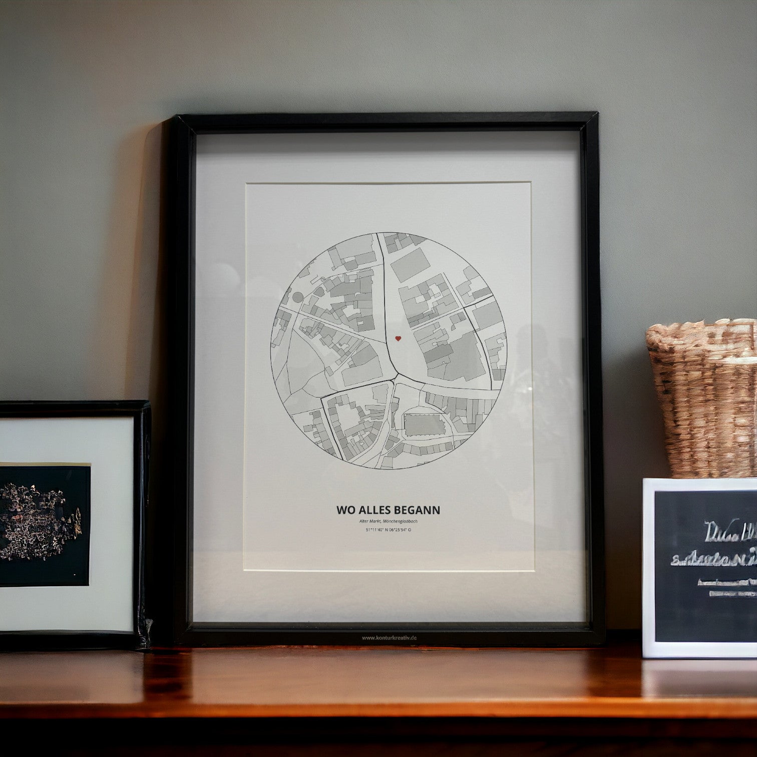 Dein Lieblingsort als Karten-Poster